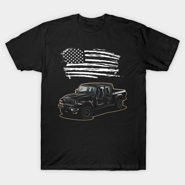 Jeep Gladiator (JT) T-Shirt by Moulezitouna